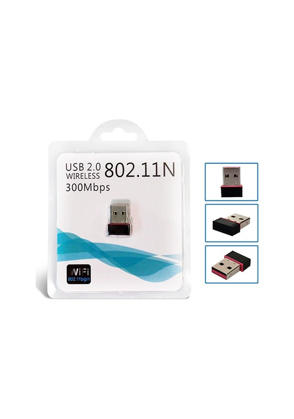 USB WiFi Adaptör 802.11n 300Mbps - MKN - Nano
